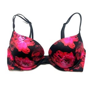 Victoria’s Secret Rose Print “Very Sexy Push-Up” Bra, 34D